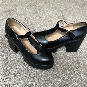 Brand new platform Mary janes